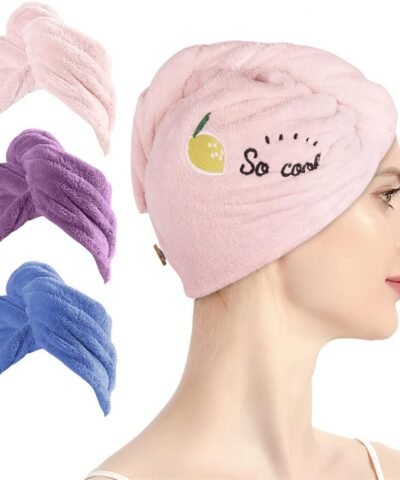 منشفة التجفيف السريع – (couleur bleu et rose)