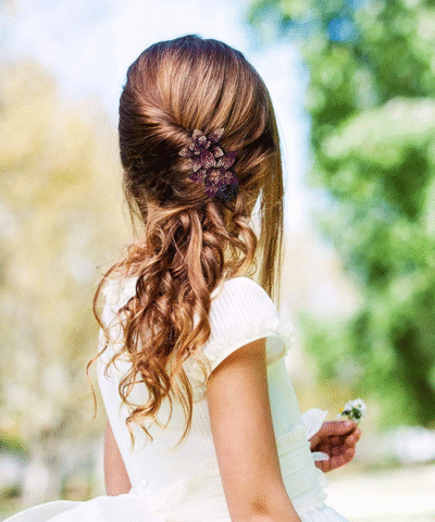 PACK 4 Épingle à cheveux double fleur